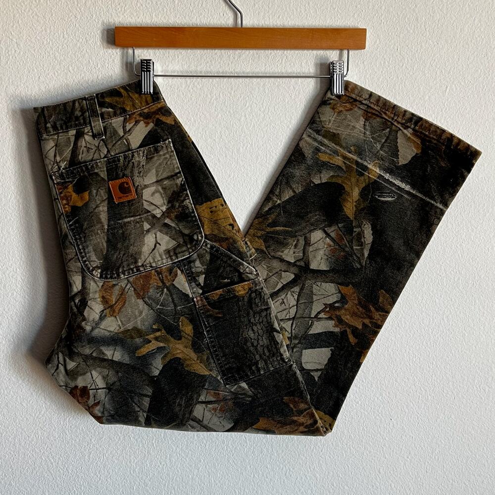 Carhartt B158 CMO realtree camo work wear carpenter pants
